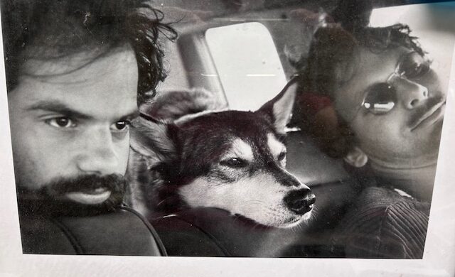 From left: Me, Alaska and Jay on another one of our road trips. (Photo by Thom O'Connor)